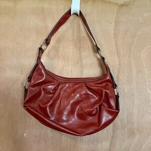 Women’s Red Purse, Shoulder Bag, Red Faux Leather